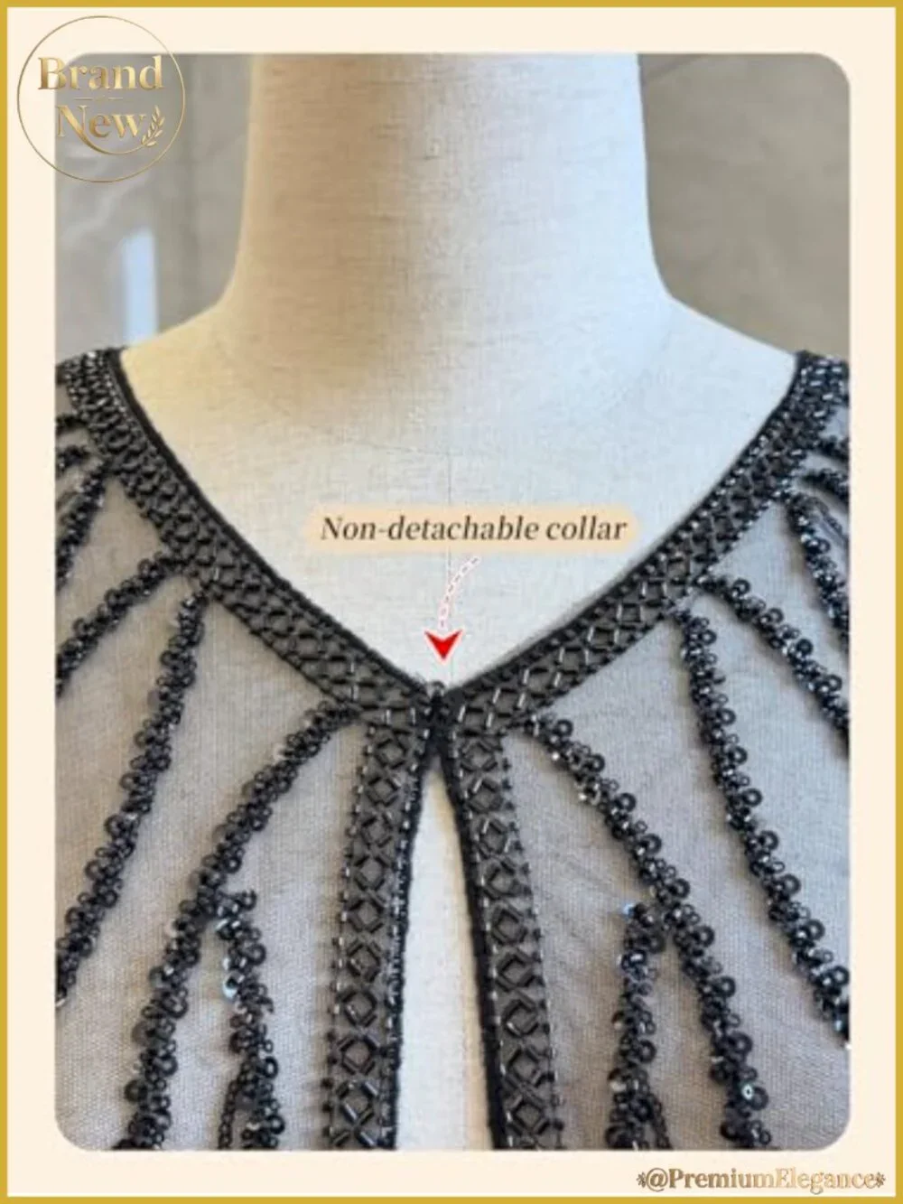 Sequin Flapper Shawl Wrap for Women - 1920s Gatsby Evening Accessory